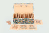 Earring Organiser - 12 Detachable pouch (Daisy Delight )