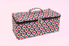 Earring Organiser - 12 Detachable pouch (Purple Bloom)