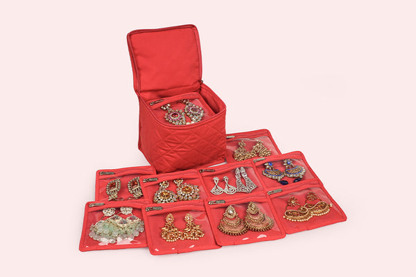 Earring Organiser - Scarlet