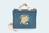 Embroidered Bag - Blue