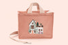 Embroidered Bag - Toasted Peach