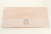 Embroidered bath towel - Rose (Beige)