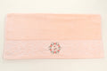 Embroidered bath towel - Rose (Peach)