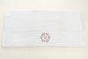 Embroidered bath towel - Rose (White)