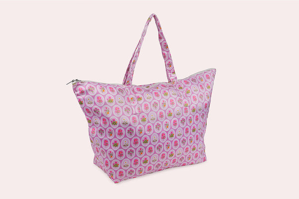 Foldable Shopping Bag - Pink Rush