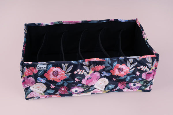 Innerwear Organiser (6 Compartments) - Floral Dream