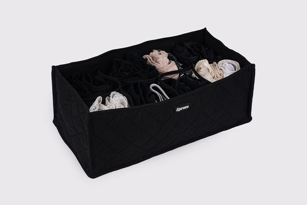 Innerwear Organiser (8 Compartments) - Charcoal