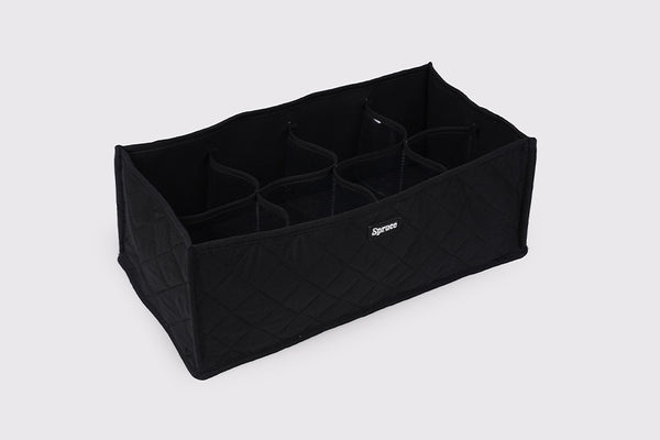 Innerwear Organiser (8 Compartments) - Charcoal