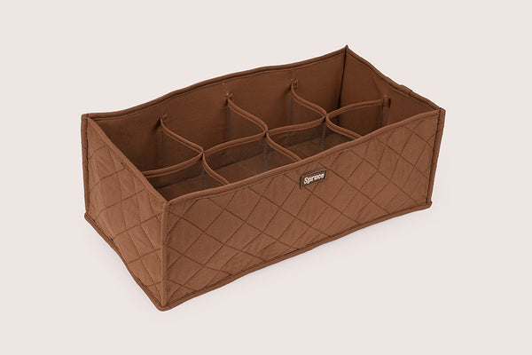 Innerwear Organiser (8 Compartments) - Chocolate