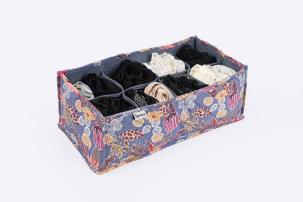 Innerwear Organiser (8 Compartments) - Wildflower