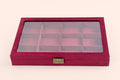 Jewellery Box (12 Partitions) - Maroon