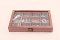 Jewellery Box (12 Partitions) - Rose