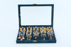 Jewellery Box (15 Partitions) - Blue (Earring/Pendant)