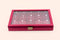 Jewellery Box (15 Partitions) - Maroon (Earring/Pendant)