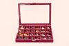Jewellery Box (24 Partitions) - Maroon