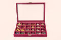 Jewellery Box (24 Partitions) - Maroon