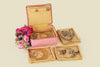 Jewellery Organiser - 4 Detachable pouch (Blush Pink)
