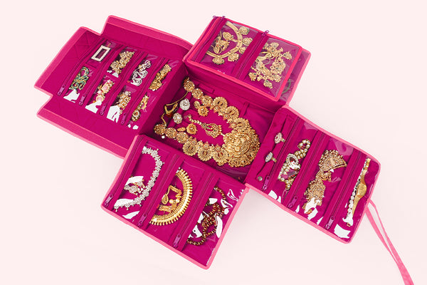 Jewellery Organiser - Big (BJ4) Rose milk