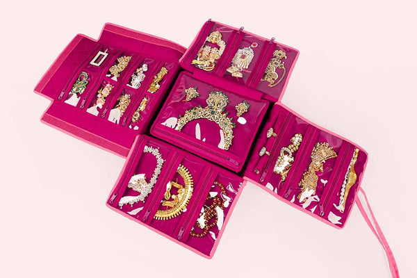 Jewellery Organiser - Big (BJ4) Rose milk