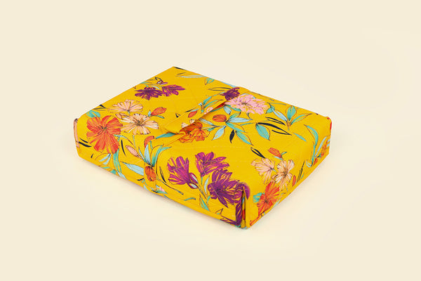 Jewellery Organiser - Big (BJ4) Yellow floral