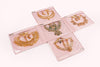 Jewellery Organiser (4 Flap) - Champagne Pink