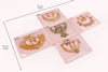 Jewellery Organiser (4 Flap) - Champagne Pink