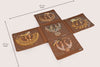 Jewellery Organiser (4 Flap) - Chocolate