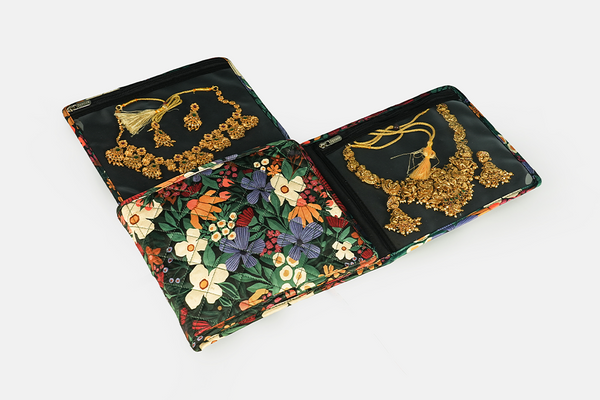 Jewellery Organiser (4 Flap) - Petal Poetry
