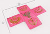 Jewellery Organiser (4 Flap) -Rose milk