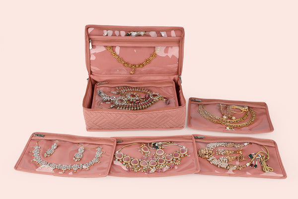Jewellery Organiser (5P) - Toasted Peach
