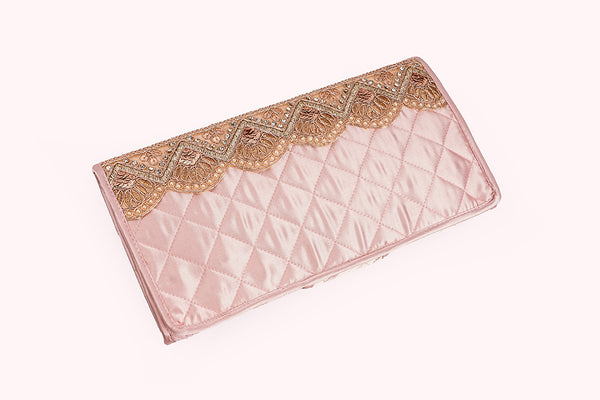 Jewellery Organiser (Foldable) - Champagne Pink