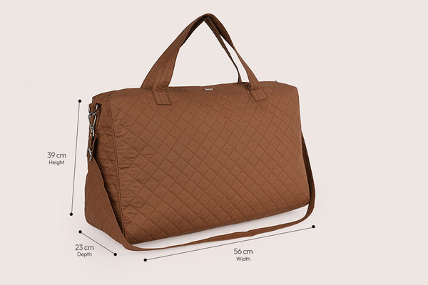 Large Travel Bag - Chocolate