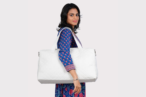 Large Travel Bag - Pearl