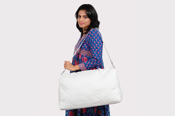 Large Travel Bag - Pearl