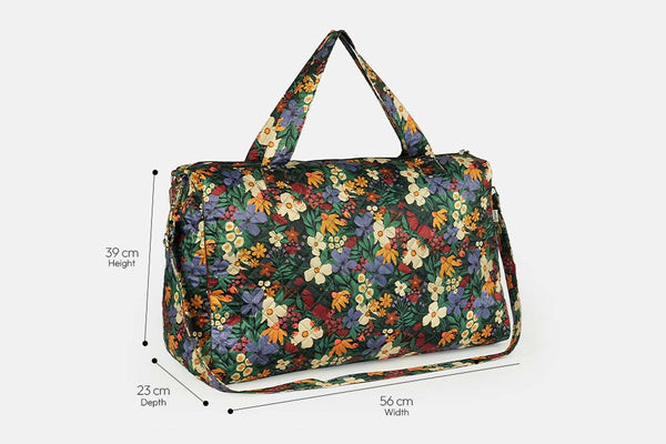 Large Travel Bag - Petal Poetry