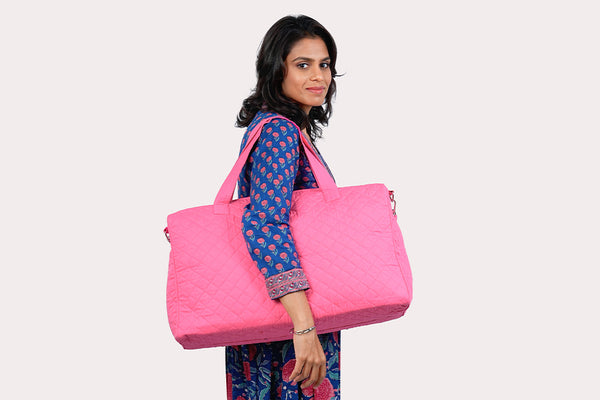 Large Travel Bag - Rose milk