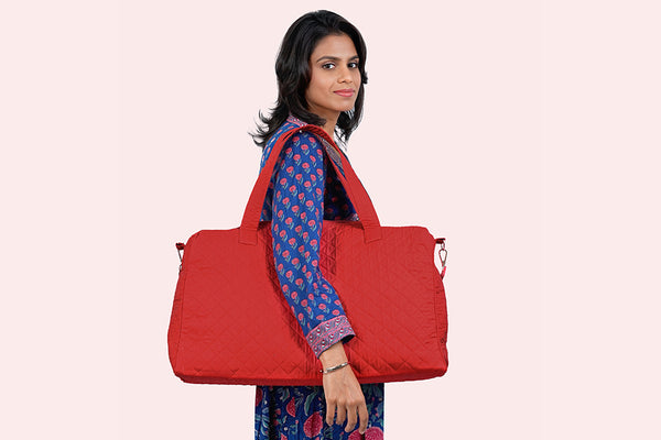 Large Travel Bag - Scarlet