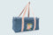 Large Travel Duffel Bag - Blue (Embroidered)