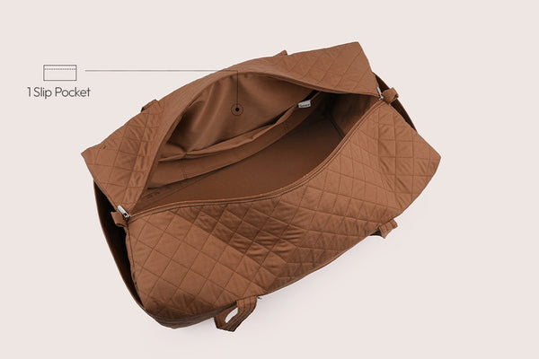 Large Travel Duffel Bag - Chocolate