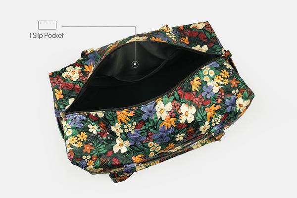 Large Travel Duffel Bag - Petal Poetry