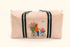 Large Travel Duffel Bag - Sand (Embroidered)