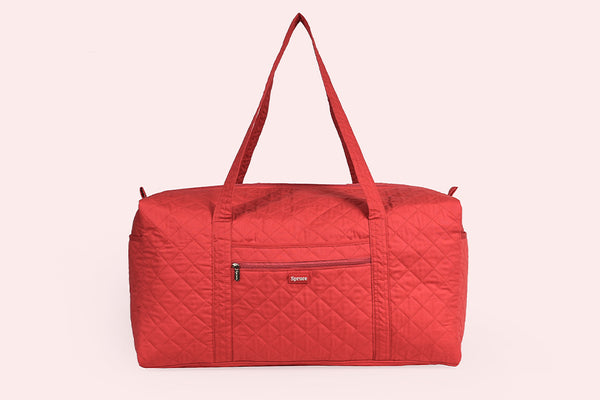 Large Travel Duffel Bag - Scarlet