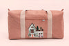 Large Travel Duffel Bag - Toasted Peach (Embroidered)