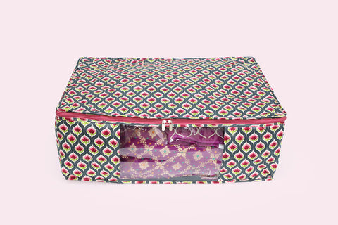 Lehenga Organiser - Purple Bloom