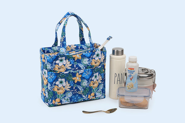 Lunch Bag (2 Pocket) - Moonlit Garden