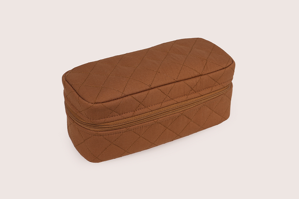 Make up organiser (small) - Chocolate