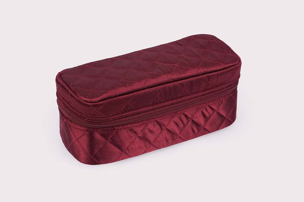 Make up organiser (small) - Crimson