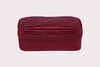 Make up organiser (small) - Crimson