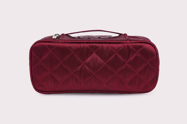 Make up organiser (small) - Crimson