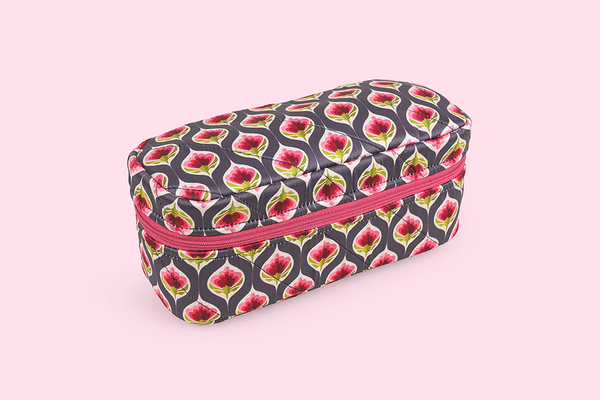 Make up organiser (small) - Purple bloom